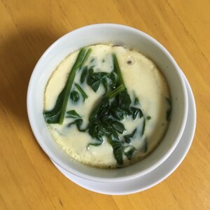 ほうれん草の茶碗蒸し